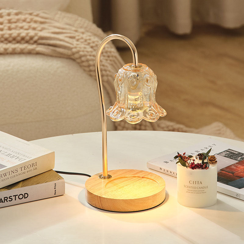 Solid Wood Lily Valley Table Lamp