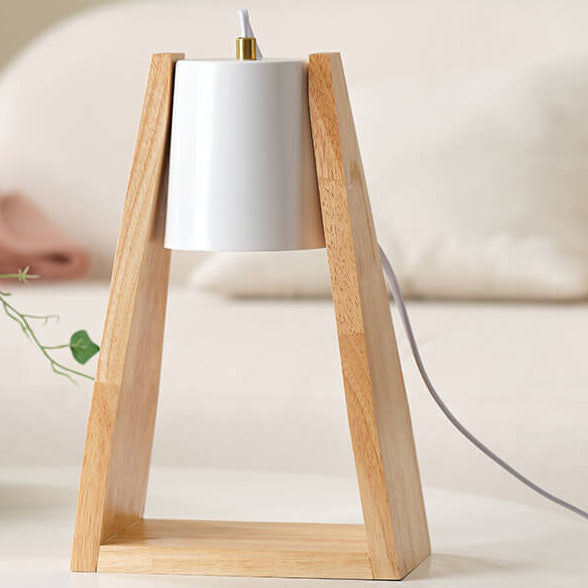 Cone Iron Log Melting Table Lamp