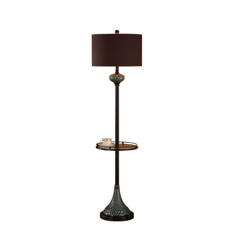 European Luxury Plate Ceramic Floor Lamp