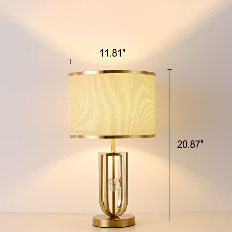 Imitation Copper Cloth Table Lamp
