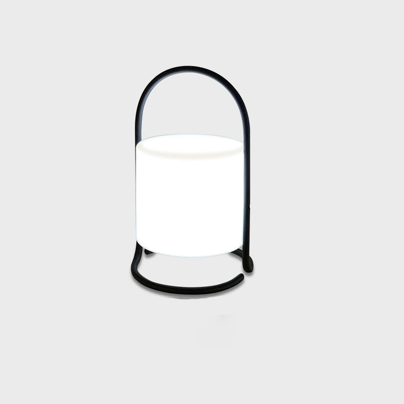 Metal PE Ball Egg Table Lamp
