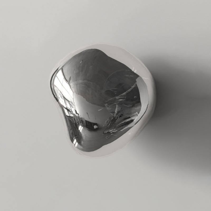 Irregular Spherical Electroplated Glass Wall Lamp