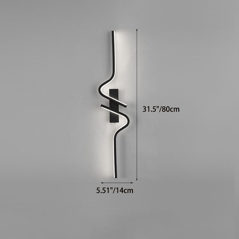 Strip Aluminum Silicon Gel Wall Lamp