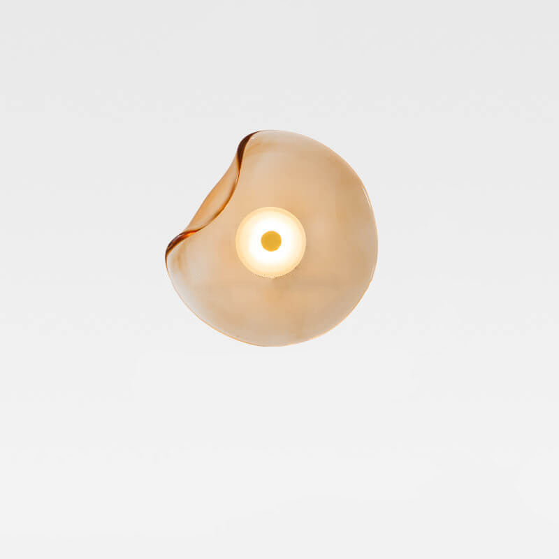 Glass Round Shape Wall Lamp