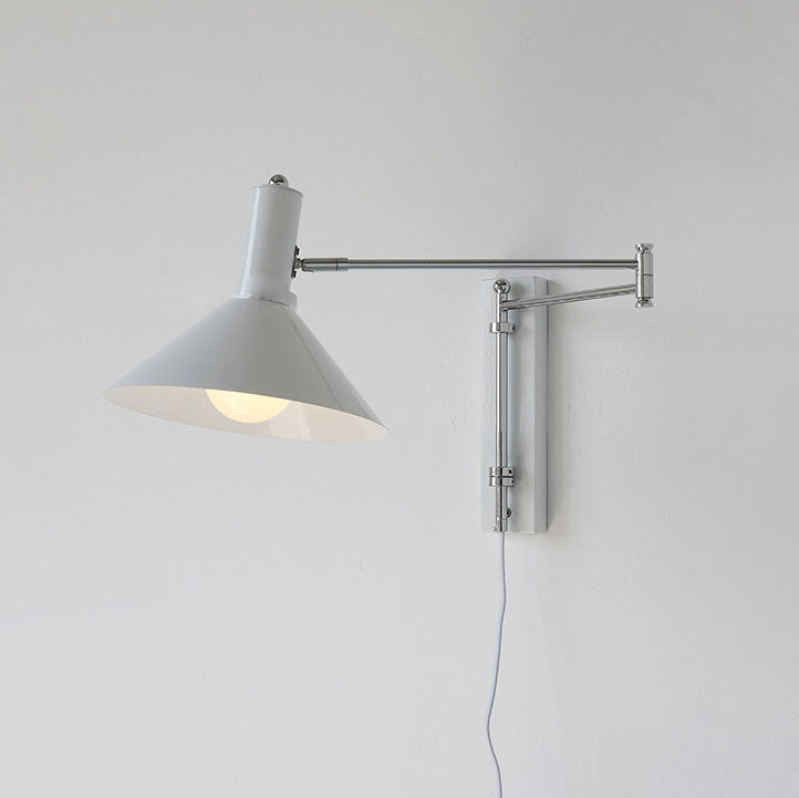 Cone Iron Swing Arm Wall Lamp