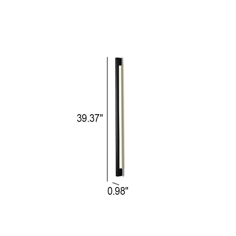 Long Strip Aluminum Silicone Wall Lamp