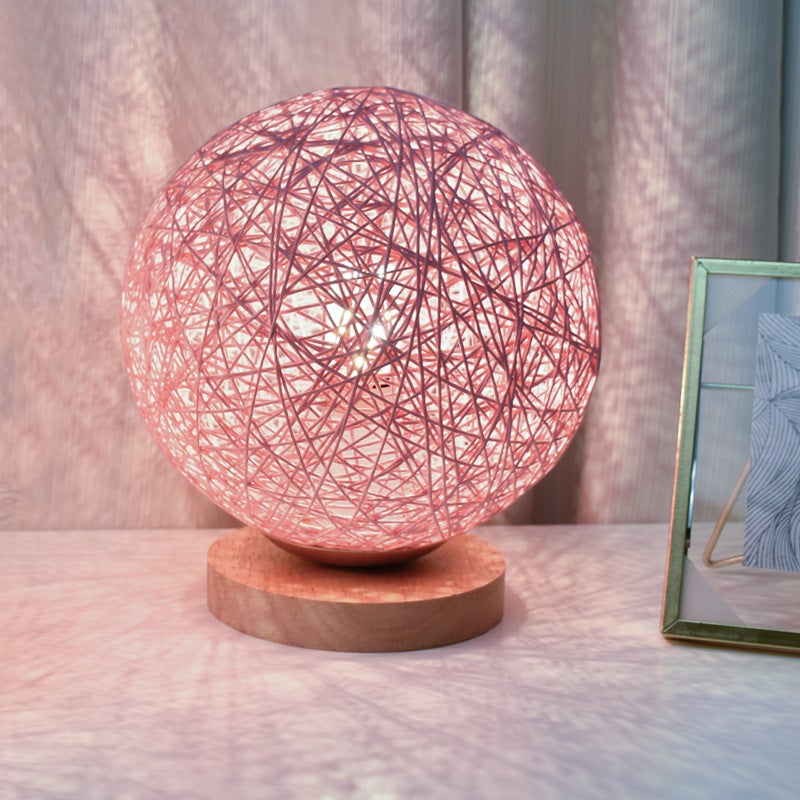 Hemp Vine Weaving Table Lamp