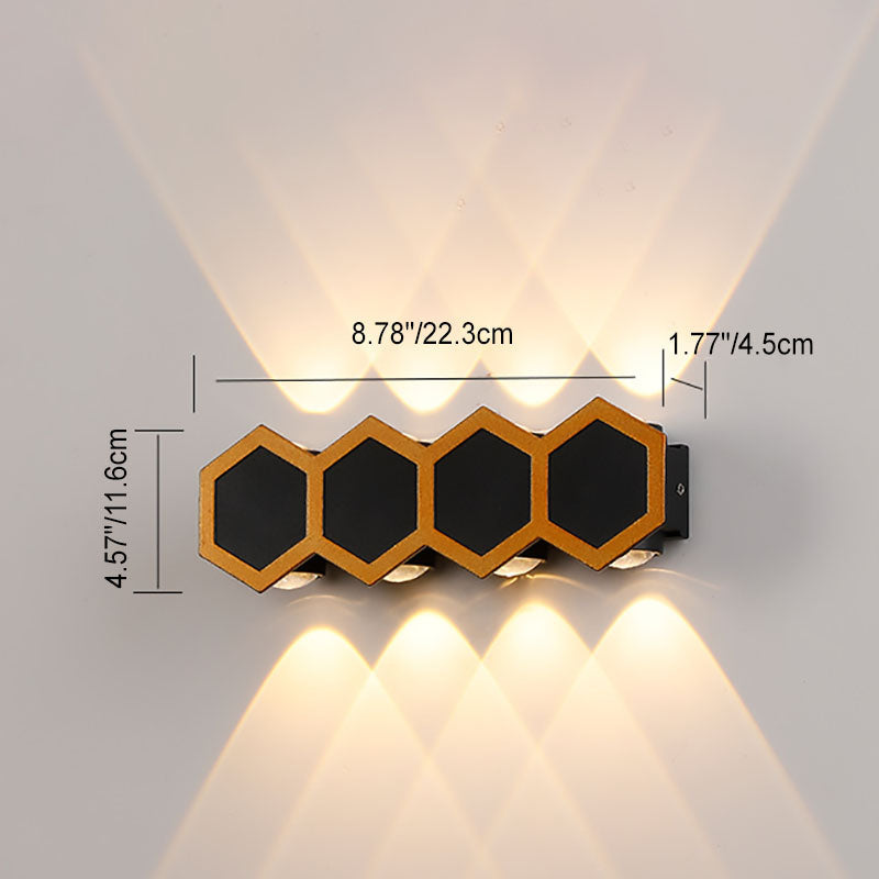 Aluminum Honeycomb Shape PC Outdoor Light