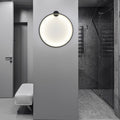 Aluminum Acrylic Round Bedroom Wall Lamp