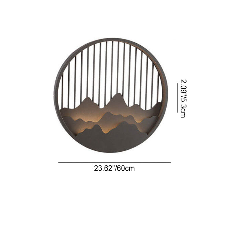 Round Mountain Stainless Steel Outdoor Light