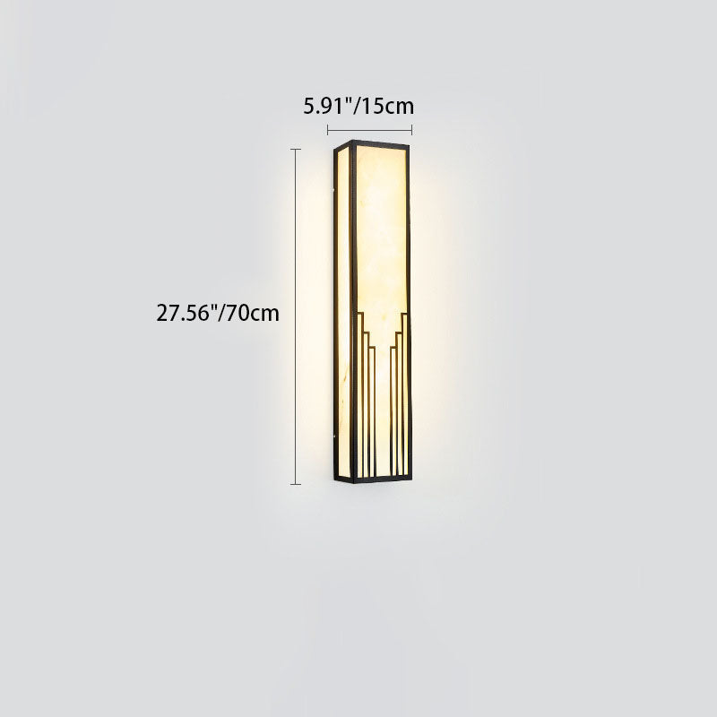 Rectangular Stainless Steel Imitation Outdoor Light