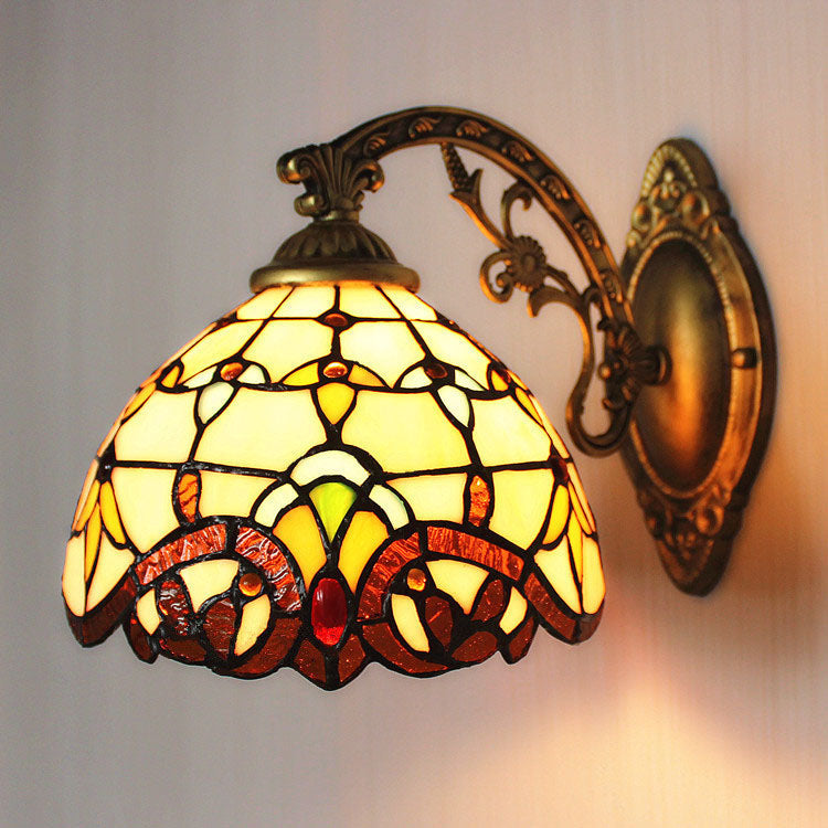 Half Globe Mermaid Iron Wall Lamp