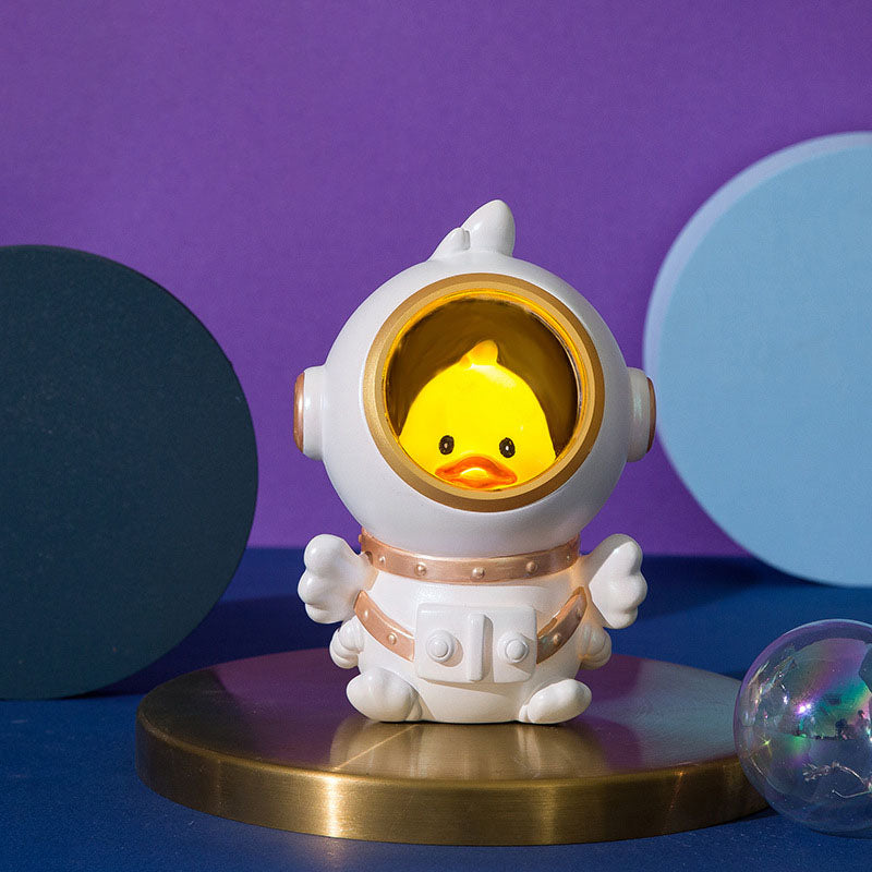 Astronaut Rabbit Duck Resin Table Lamp