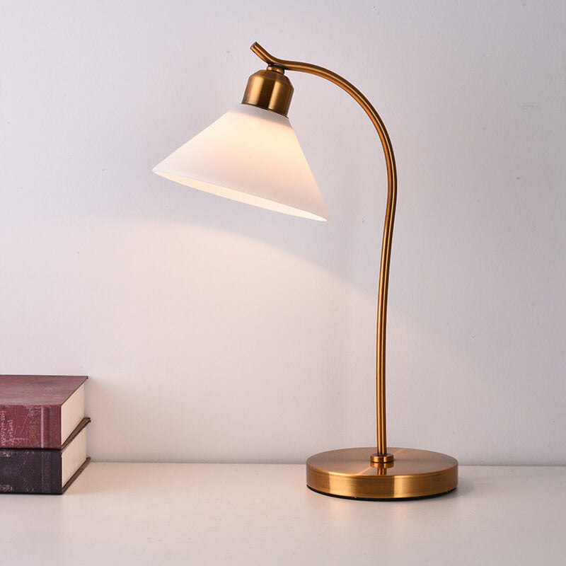 Metal Cone Table Lamp