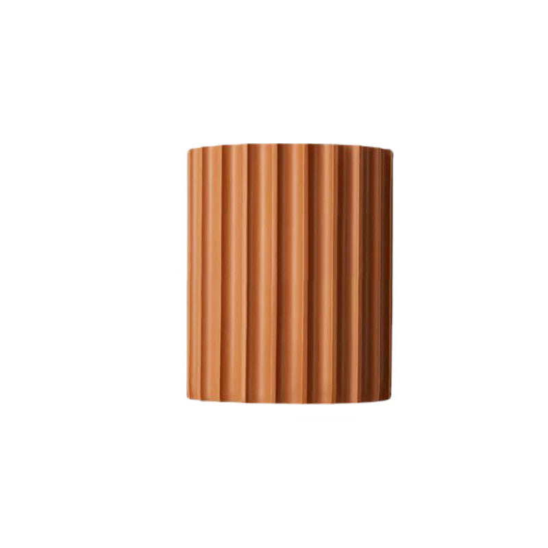 Resin Half Column Hallway 2-Light Wall Lamp