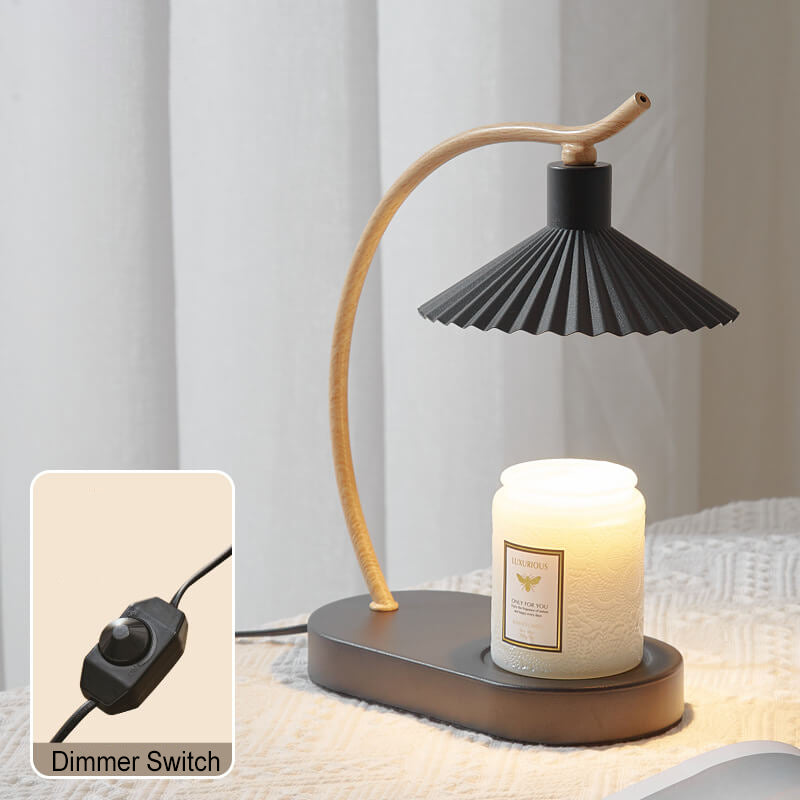 Iron Umbrella Shape Arc Table Lamp