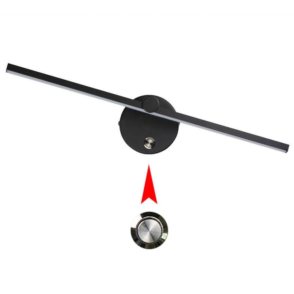 Aluminum Long Bar Switch Wall Lamp