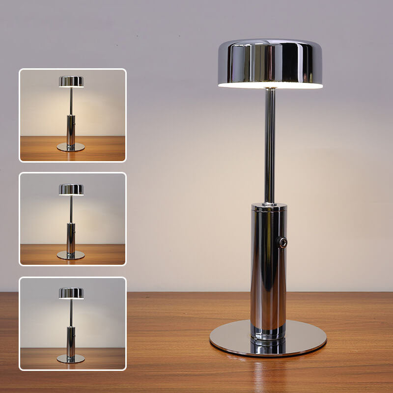 Cylindrical Charging Night Table Lamp