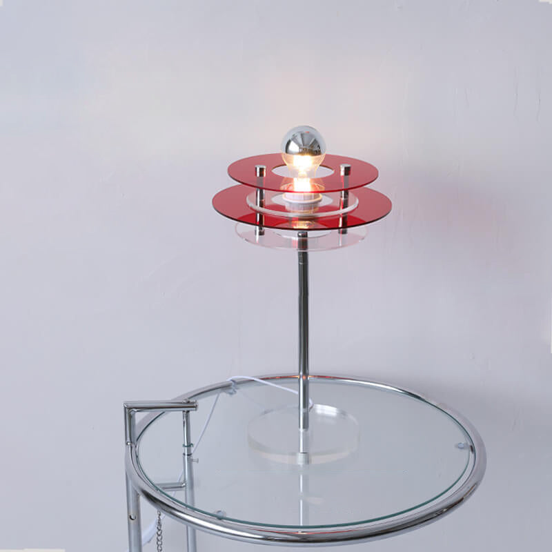 Acrylic Space Saucer Design Table Lamp