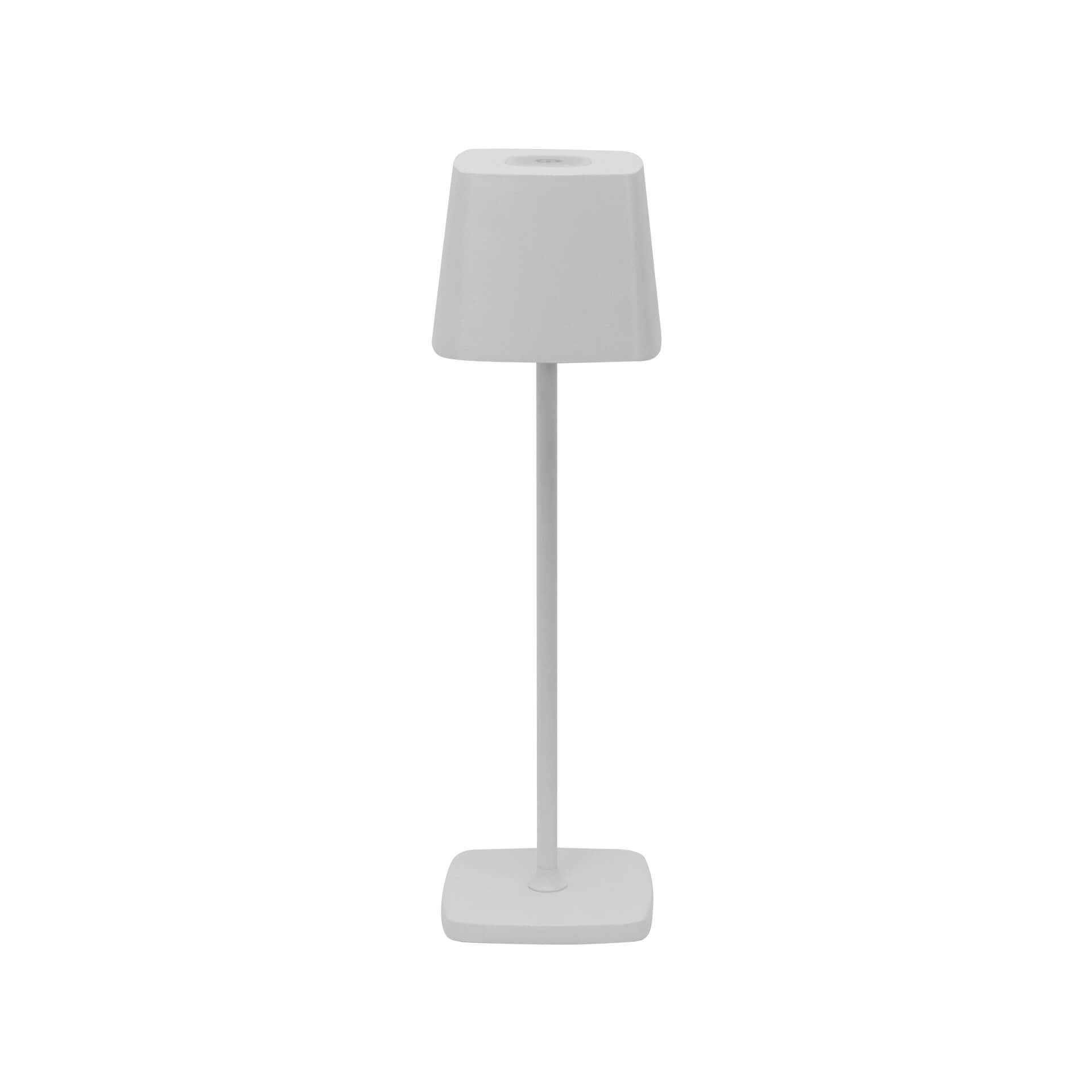 Square Solid Color Aluminum Table Lamp