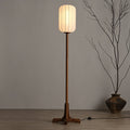 Japanese Zen Rosewood Base Floor Lamp