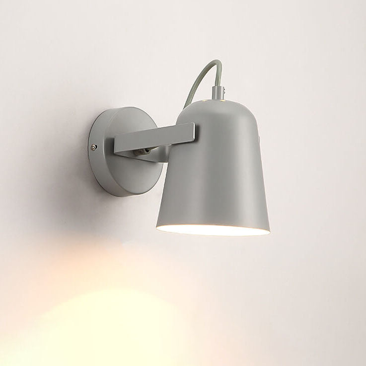 Macaron Iron Cylinder Dome Wall Lamp
