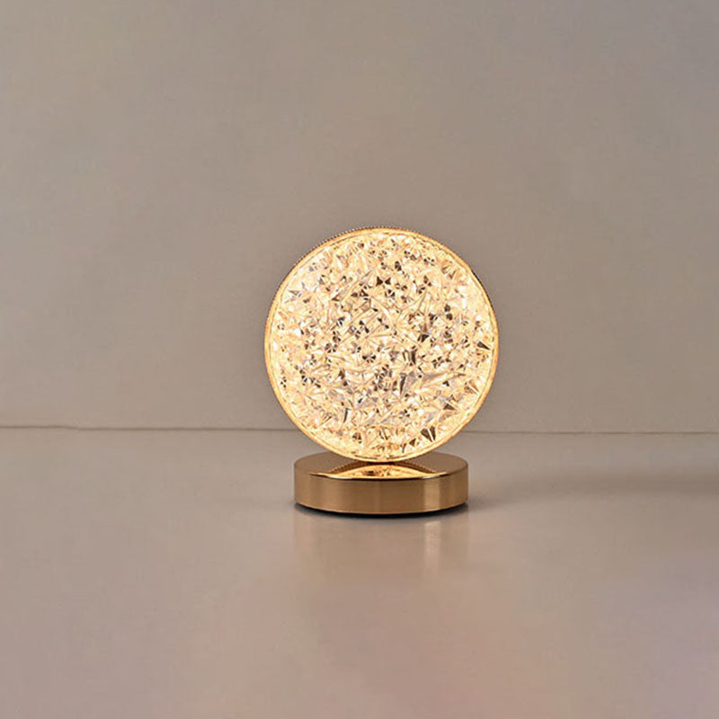Acrylic Moon Star Geometry Table Lamp