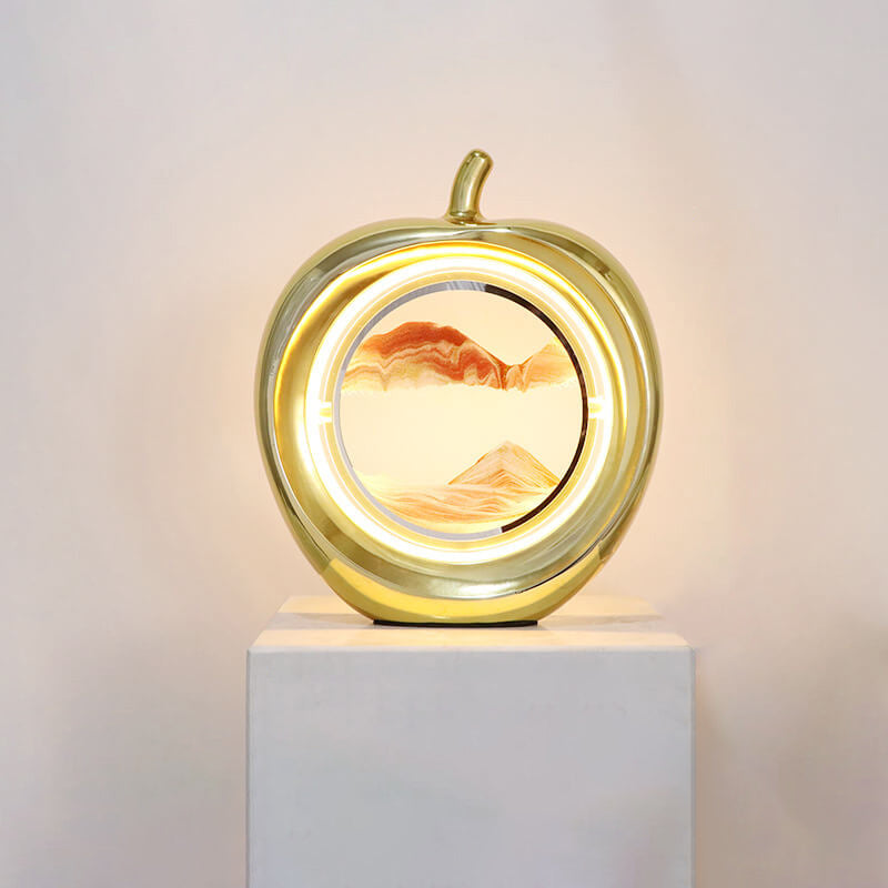 Apple Quicksand Painting Decorative Table Lamp