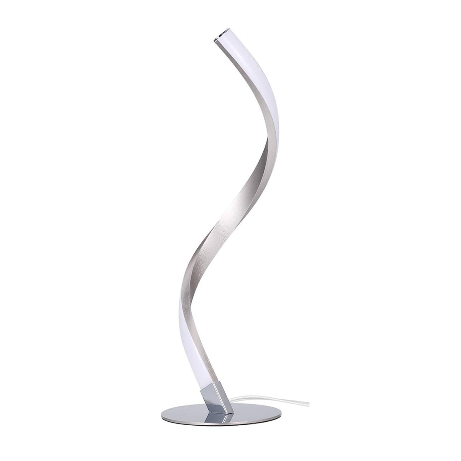 Aluminum Spiral Strip Home Table Lamp