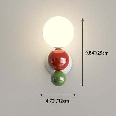Cream Style Pearl Shape Wall Lamp
