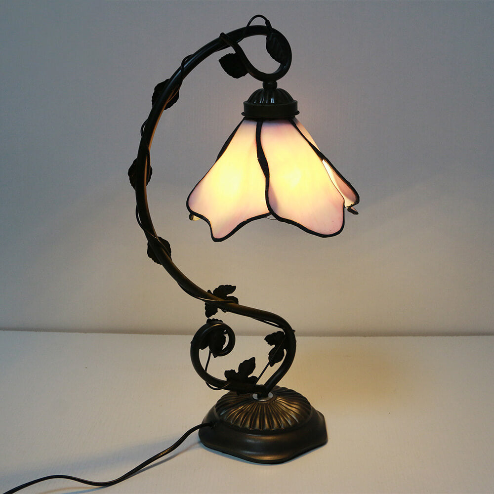 Flower Petal Resin Stained Table Lamp