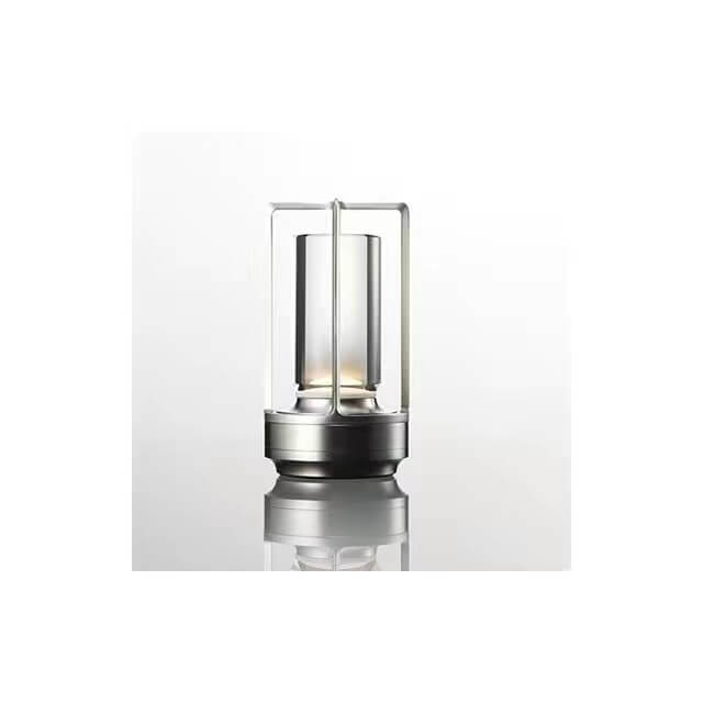 Aluminum Acrylic Rechargeable Night Table Lamp