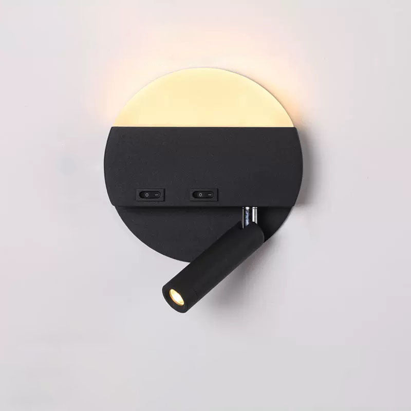Round Square Acrylic Aluminum Wall Lamp