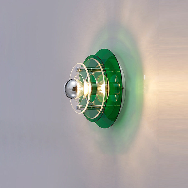 Multi-Layer Flying Saucer Iron Wall Lamp