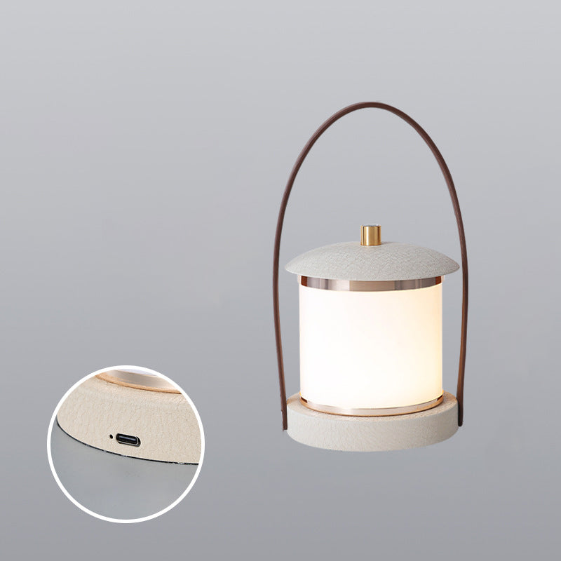 Portable Imitation Leather Acrylic Outdoor Light