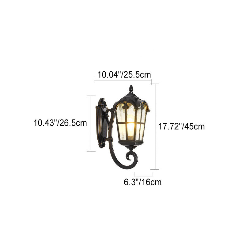 Quadrilateral Window Shape Aluminum Outdoor Light