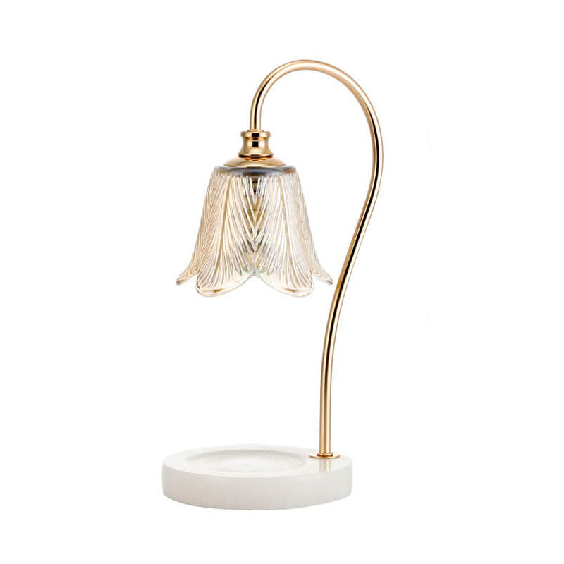 Log Marble Melting Wax Table Lamp