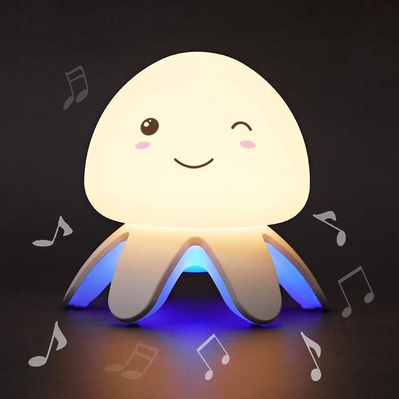 Silicone Jellyfish Music Rechargeable Table Lamp
