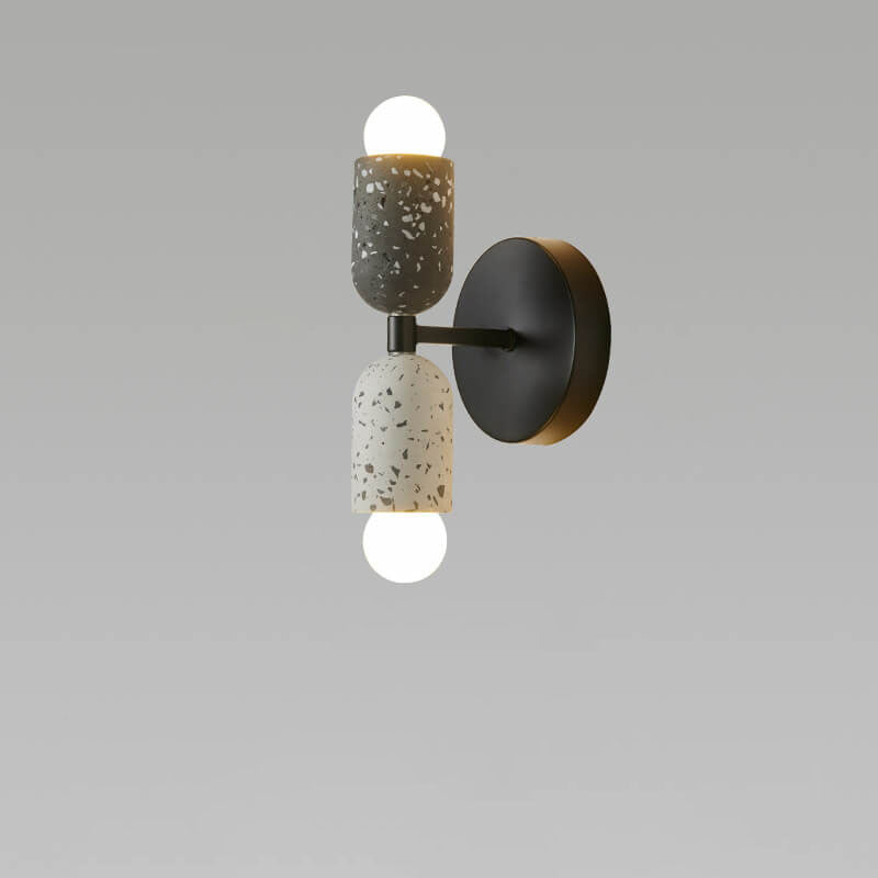 Iron Cement 2-Light Wall Lamp