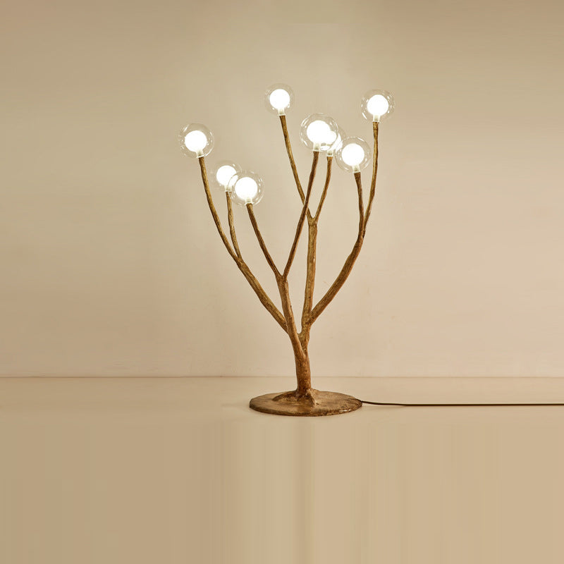Twig Orb Resin Hardware 12-Light Table Lamp
