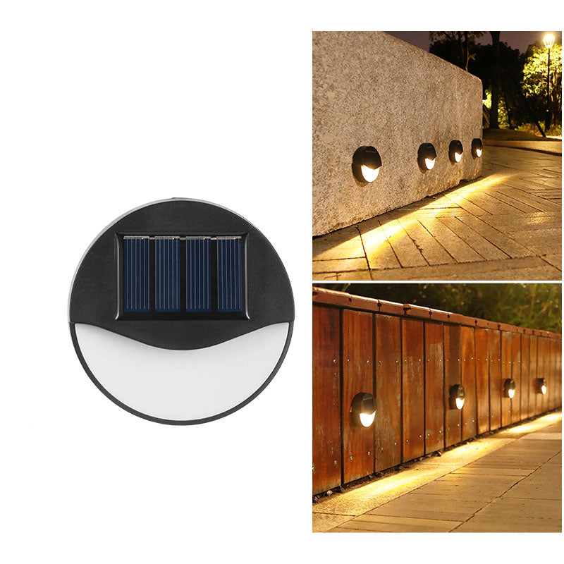 Round Square Patio Step Outdoor Light