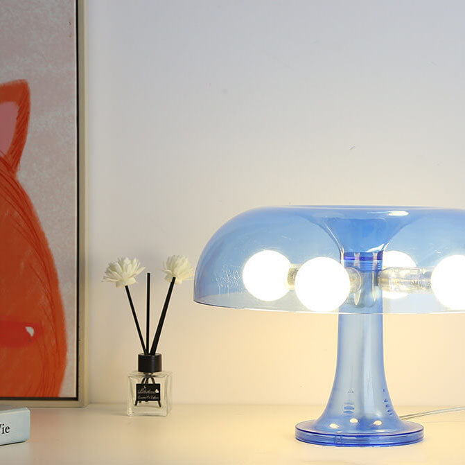 Mushroom Polyester Carbonate 4-Light Table Lamp