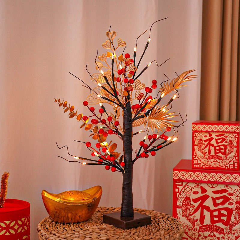 Holiday Decor Birch Tree Floor Lamp