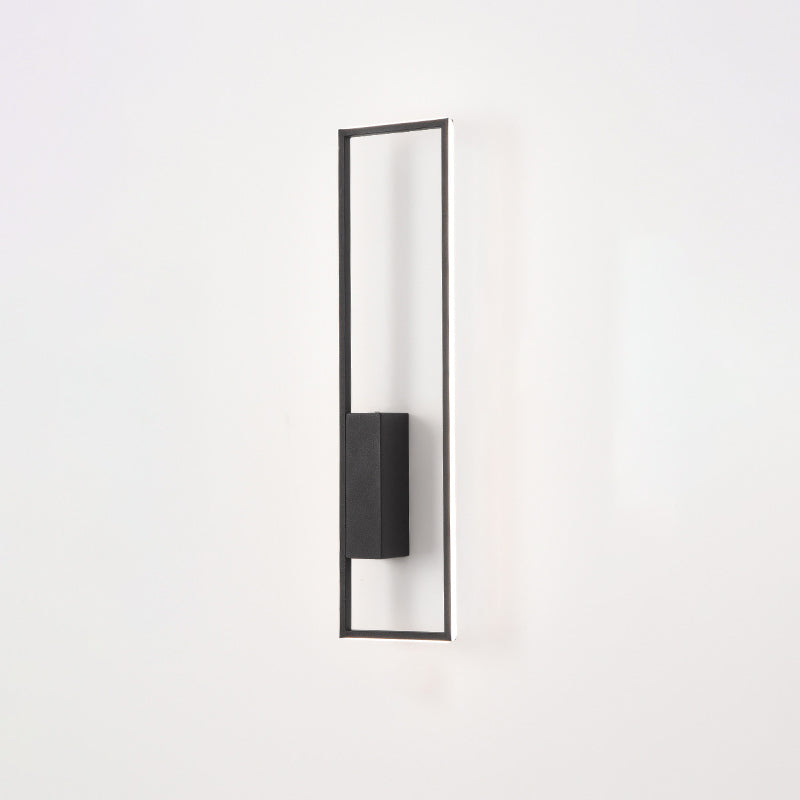 Rectangle Line Iron Silicone Wall Lamp