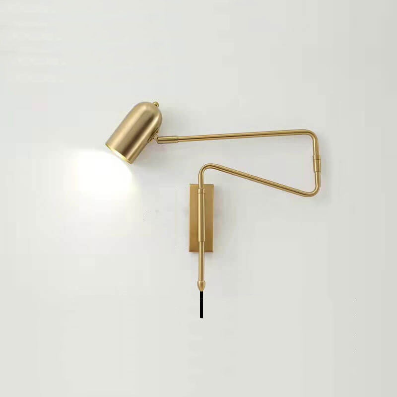 Iron Cylinder Long Pole Wall Lamp