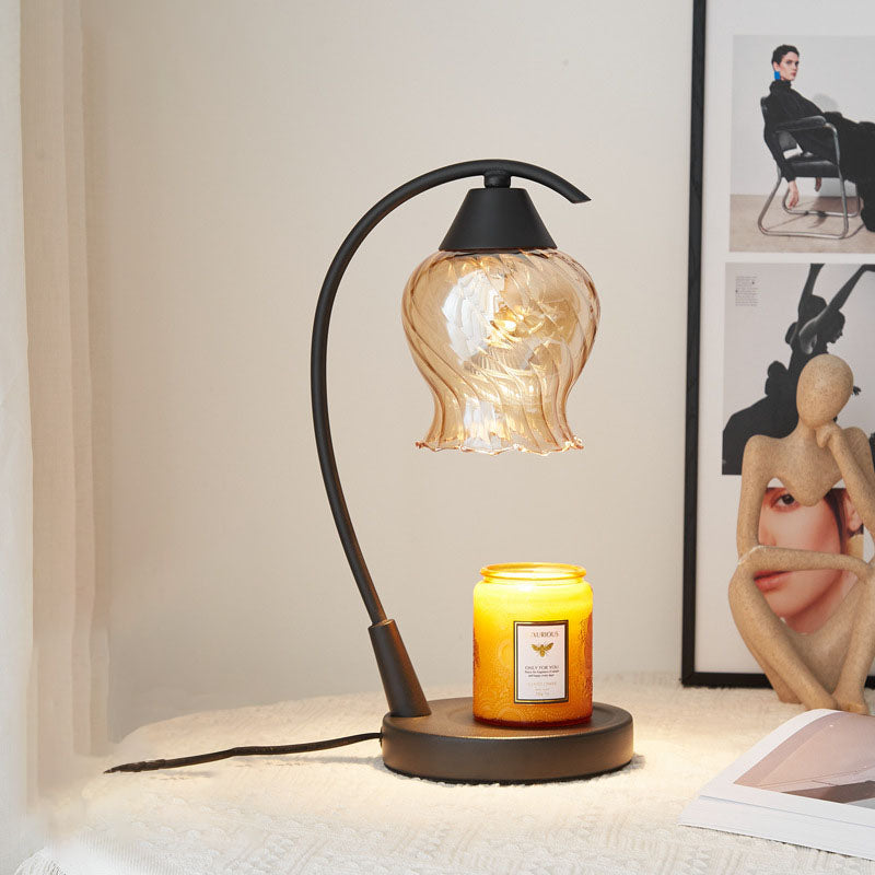 Iron Rose Melting Wax Table Lamp