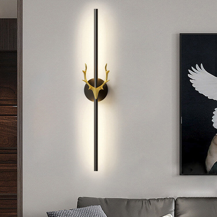 Aluminum Long Strip Antler Wall Lamp