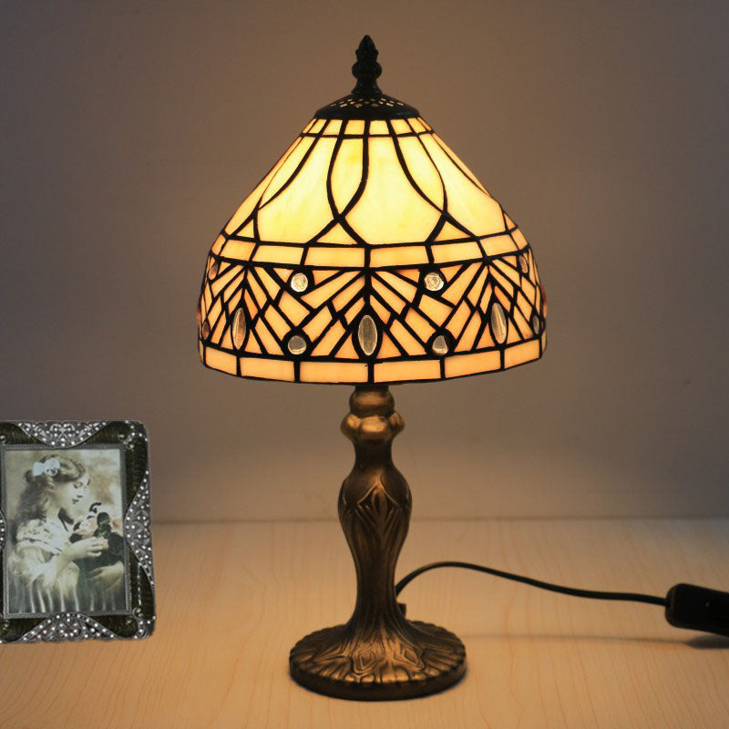 Resin Glass Umbrella Shape Table Lamp
