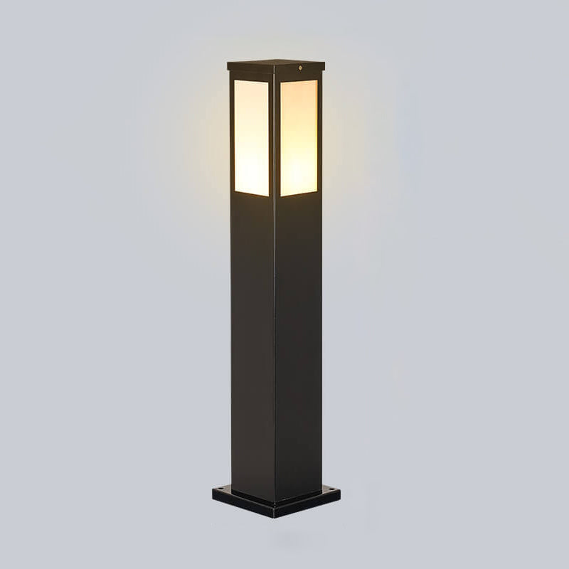 Modern Solar Lawn Square Outdoor Light