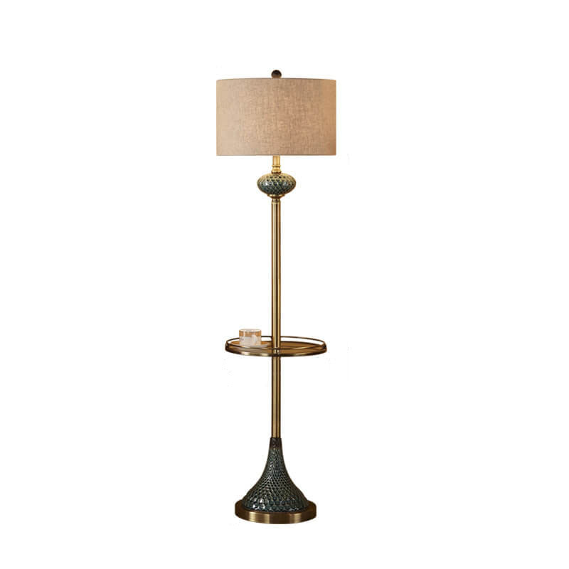 European Luxury Plate Ceramic Floor Lamp